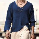 Long Sleeve Thin Knitted Sweater
