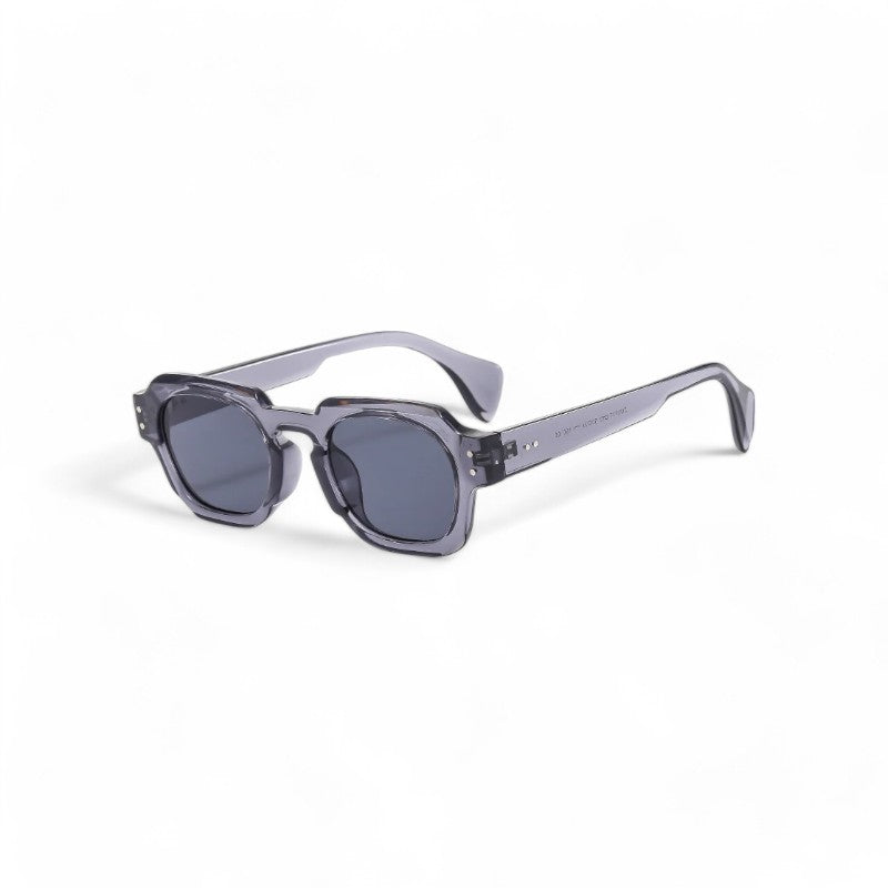 Grey MARBELLA - Square Retro Sunglasses