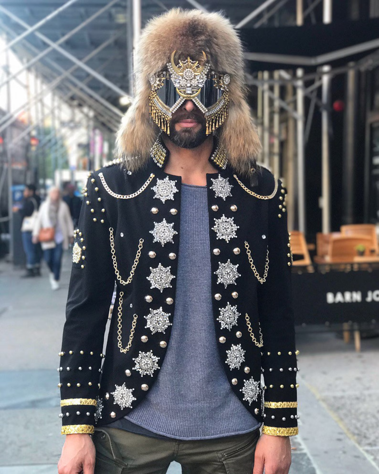 Military-Style Burning Man Jacket