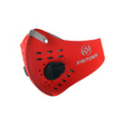 Mascarilla facial a prueba de polvo rojo