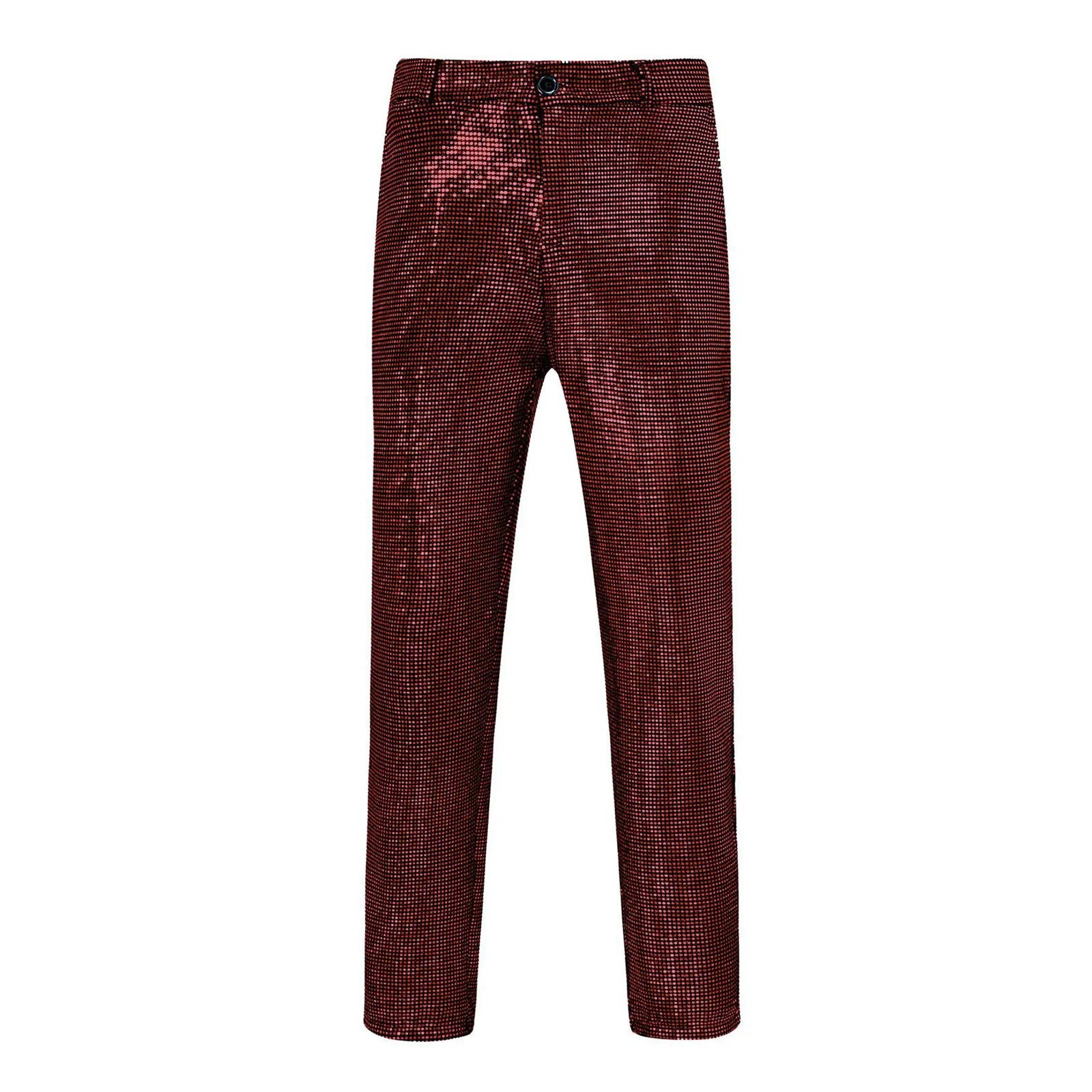 Red Sequin Pants