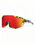 red lens Polarized Cycling Sport Sunglasses
