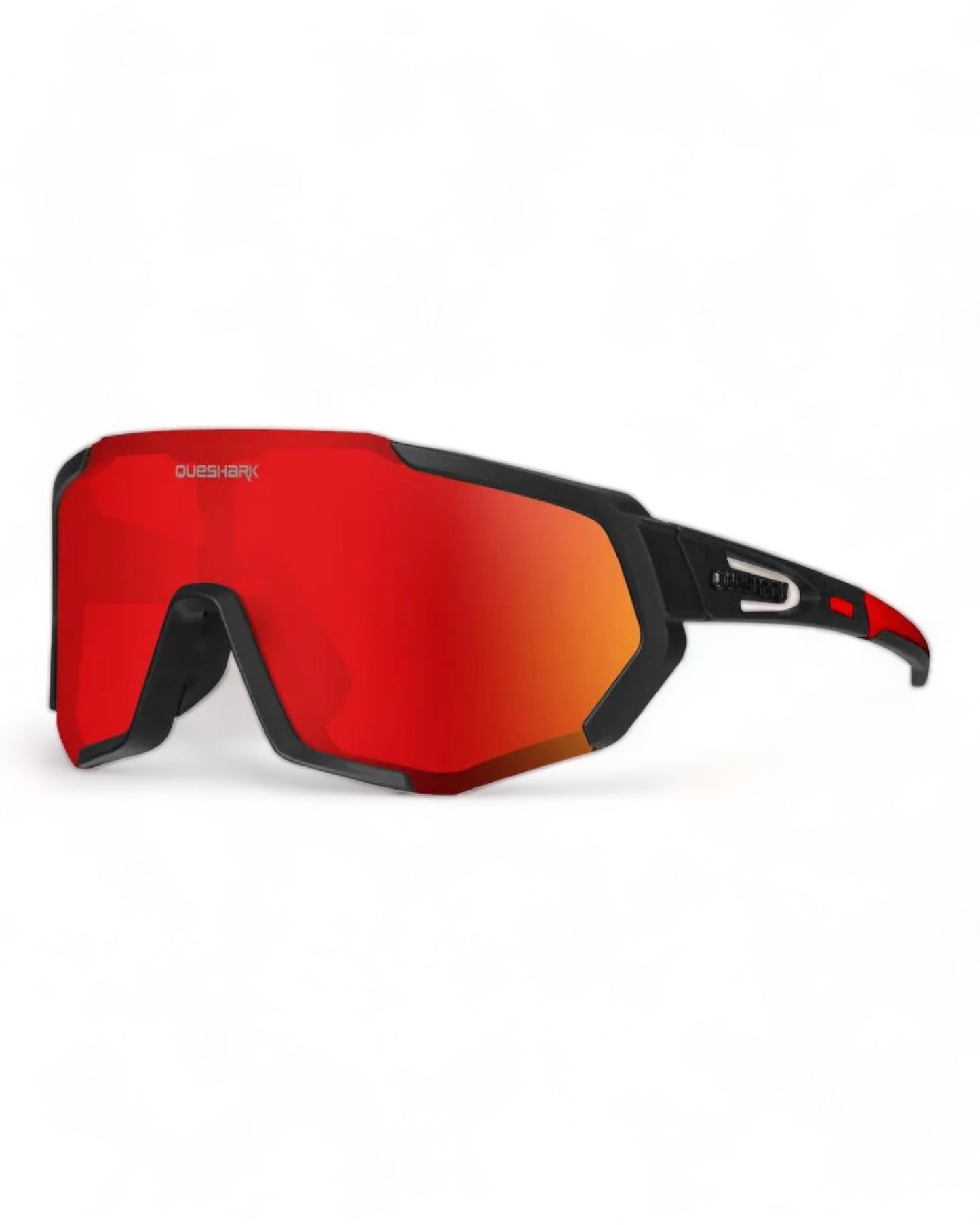 red lens black frame Polarized Cycling Sport Sunglasses