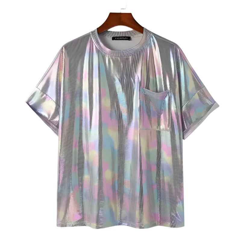 S Holographic Reflective T-Shirt