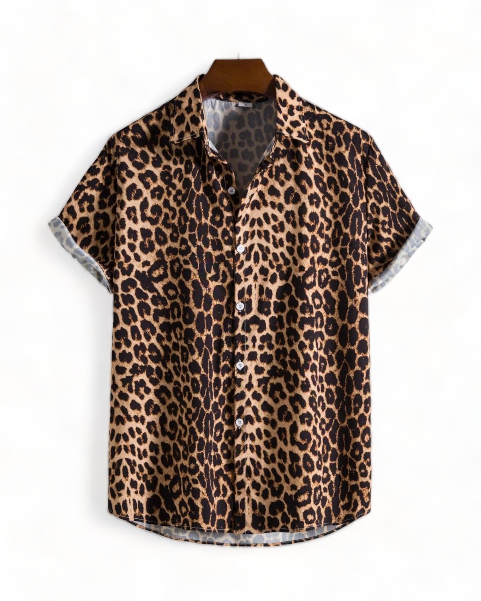 Short Sleeve Animal Print Shirt