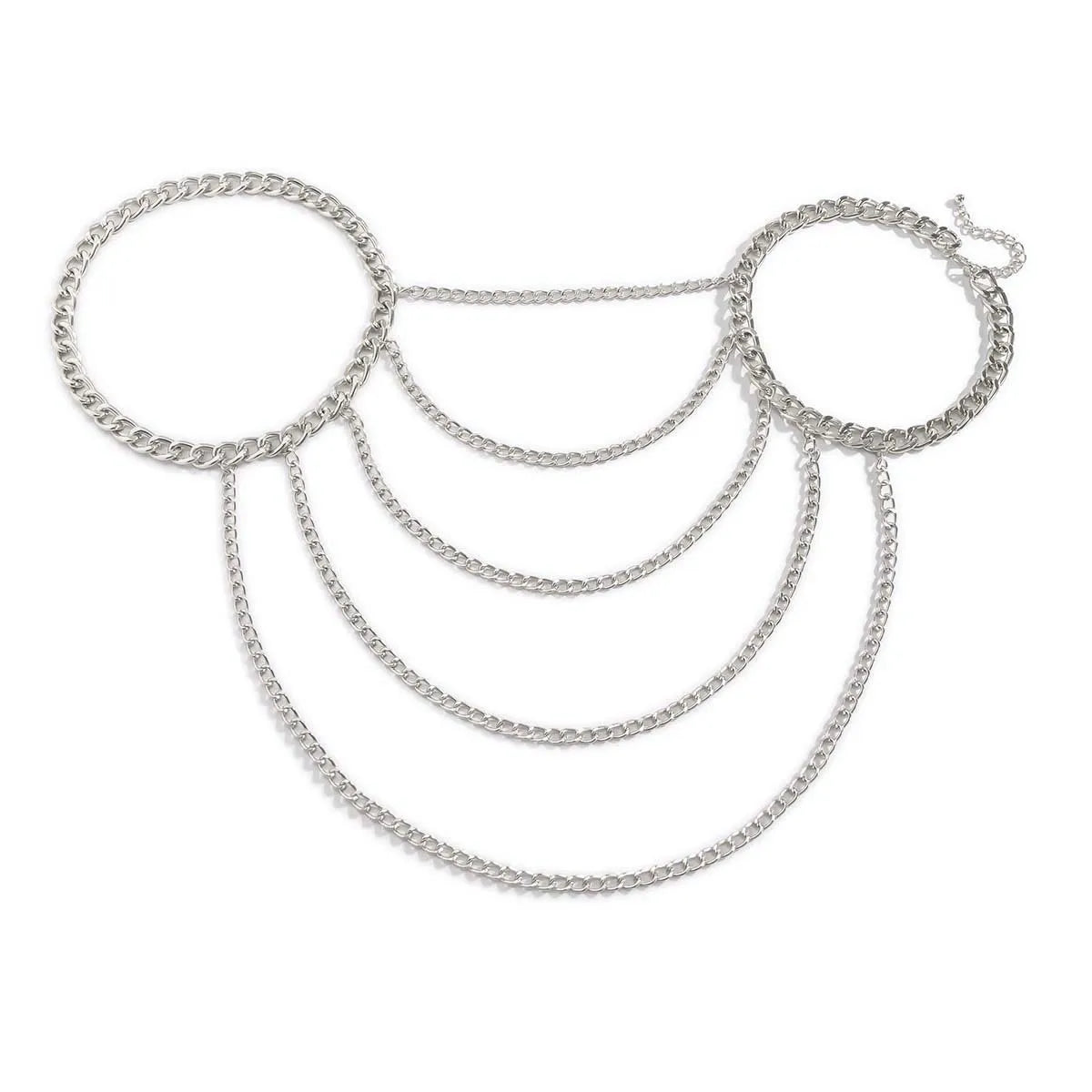 Silver Shoulder Chain Necklace