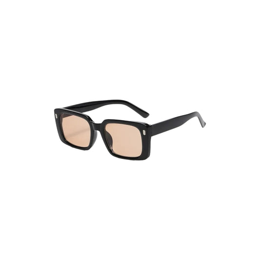 tea lens black frame Oversized Square Sunglasses