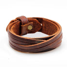  Vintage Punk Leather Bracelet