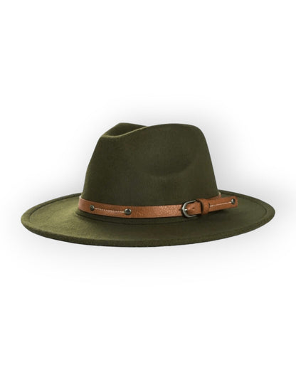 Green Fedora Hat