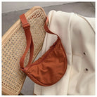 Casual Crossbody Bag in rich orange color, stylish and functional for festivals and everyday use.