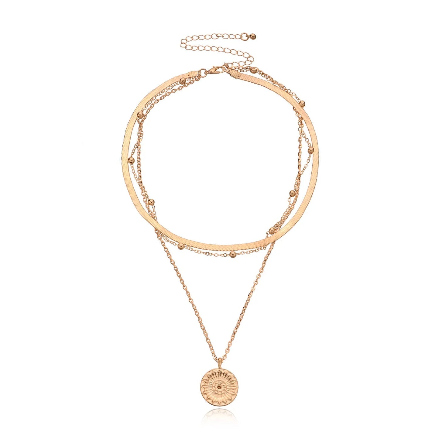 gold Chain Necklace Coin Collar festival accessories