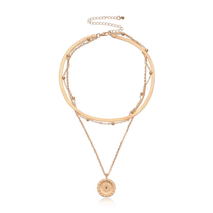 gold Chain Necklace Coin Collar festival accessories