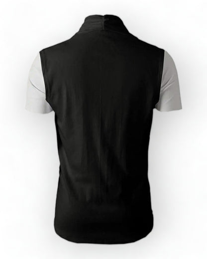 black Boho Style Sleeveless Cardigan Jacket Vest festival outfit